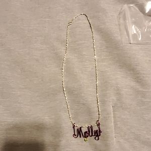 Molly necklace my moms friend made
